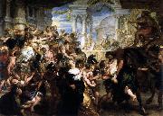 Peter Paul Rubens The Rape of the Sabine Women France oil painting artist